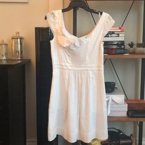 White BCBG dress